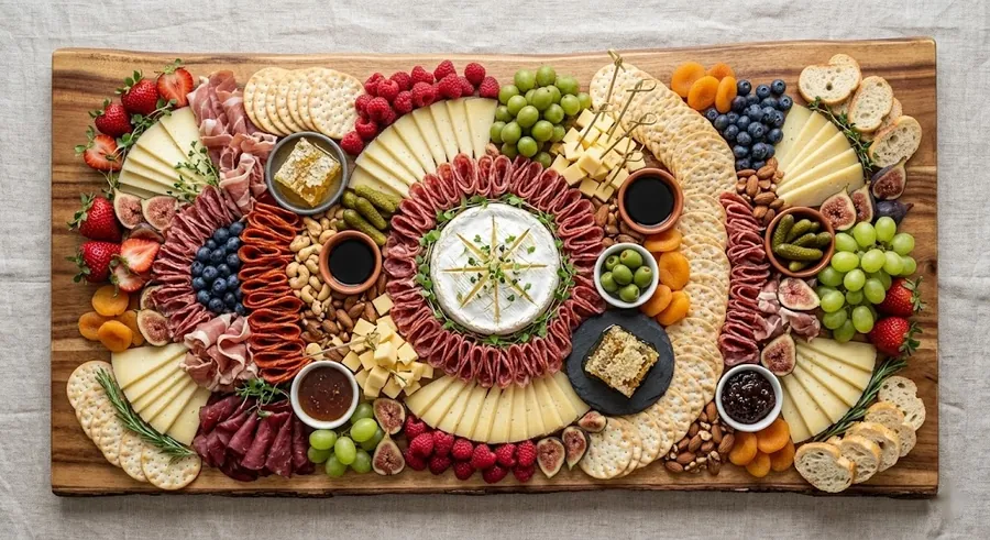 Grand showstopper board covering an entire table