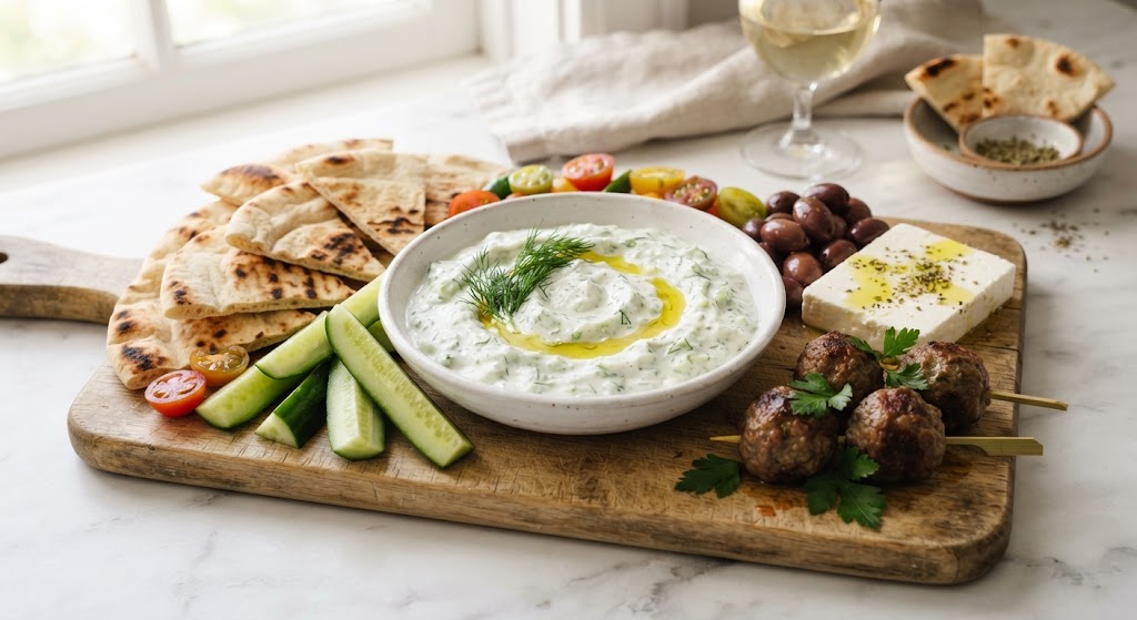 The Best Store-Bought Tzatziki for a Mezze Board