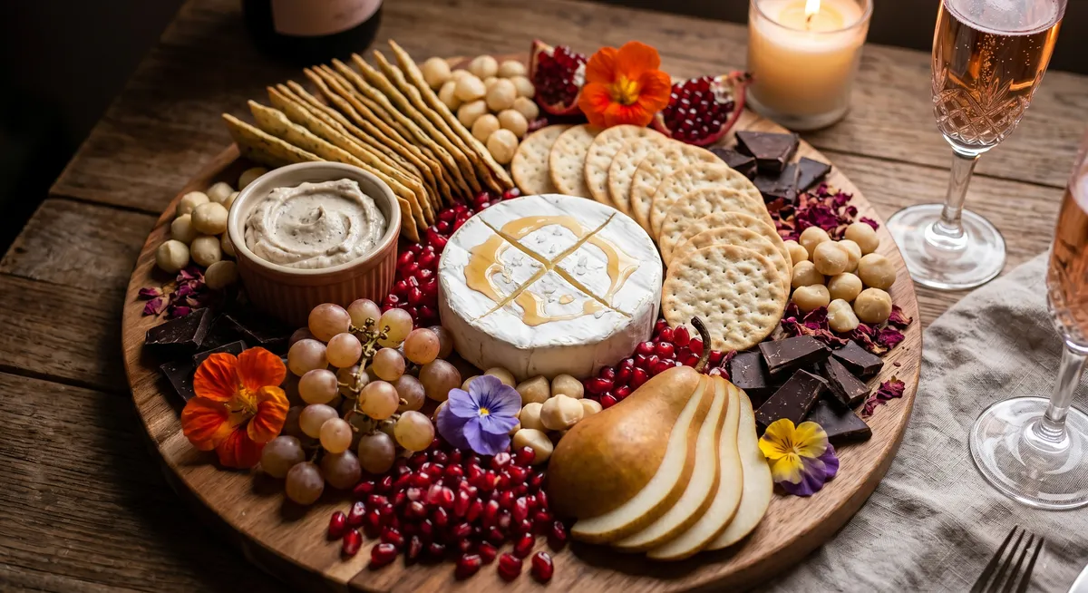 Plant-Based Date Night Board: the finished board