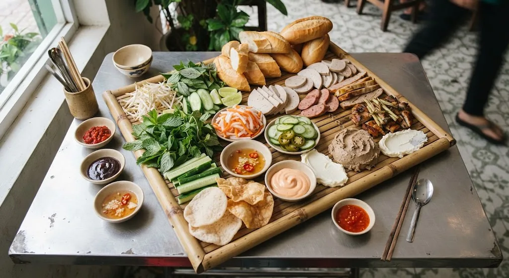 Vietnamese Charcuterie Board: the finished board
