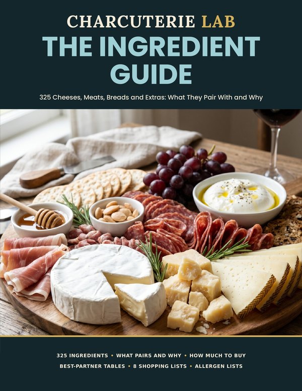 Charcuterie Lab: The Ingredient Guide book cover