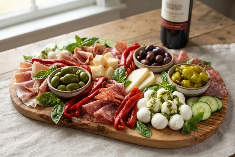 Keto Italian Antipasto Board