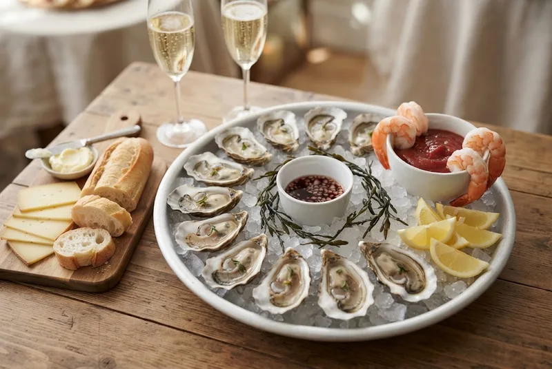 The Oysters & Champagne Board