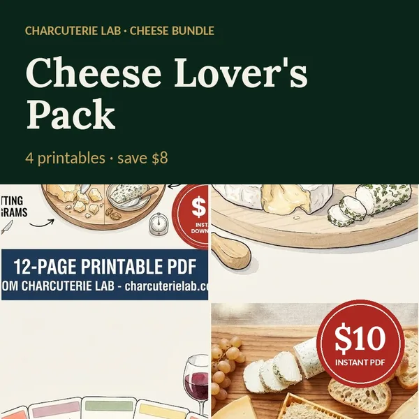 Cheese Lover's Pack: printable PDF cover