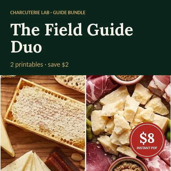 Field Guide Duo: printable PDF cover