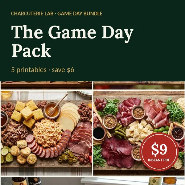 Game Day Pack: printable PDF cover