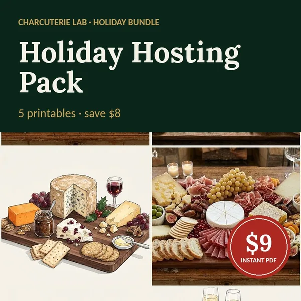 Holiday Hosting Pack: printable PDF cover