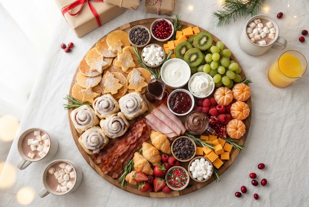 Christmas Morning Breakfast Board: Make-Ahead Plan + Amounts