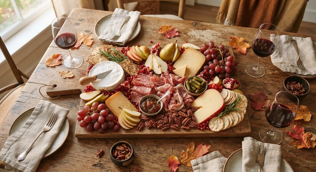 Friendsgiving Charcuterie Board: Amounts for 8, 12 or 20 + Potluck Plan