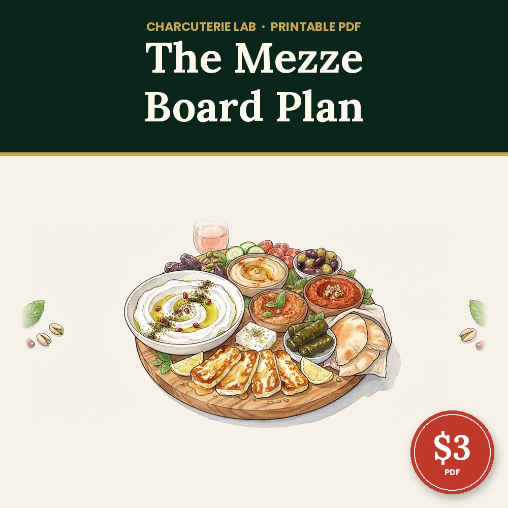 Mezze Board Plan preview