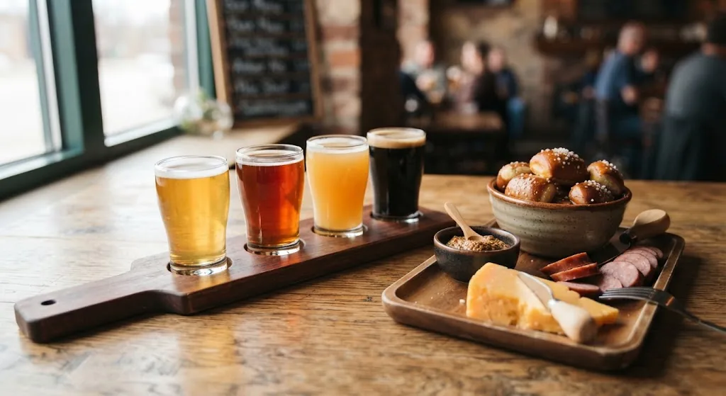 Beer & Cider with cheese