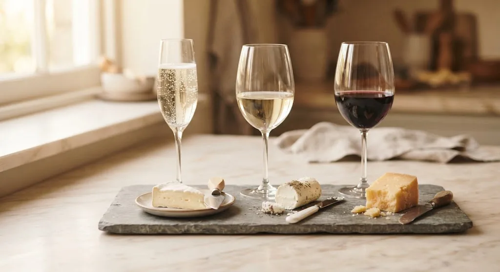 Wine with cheese