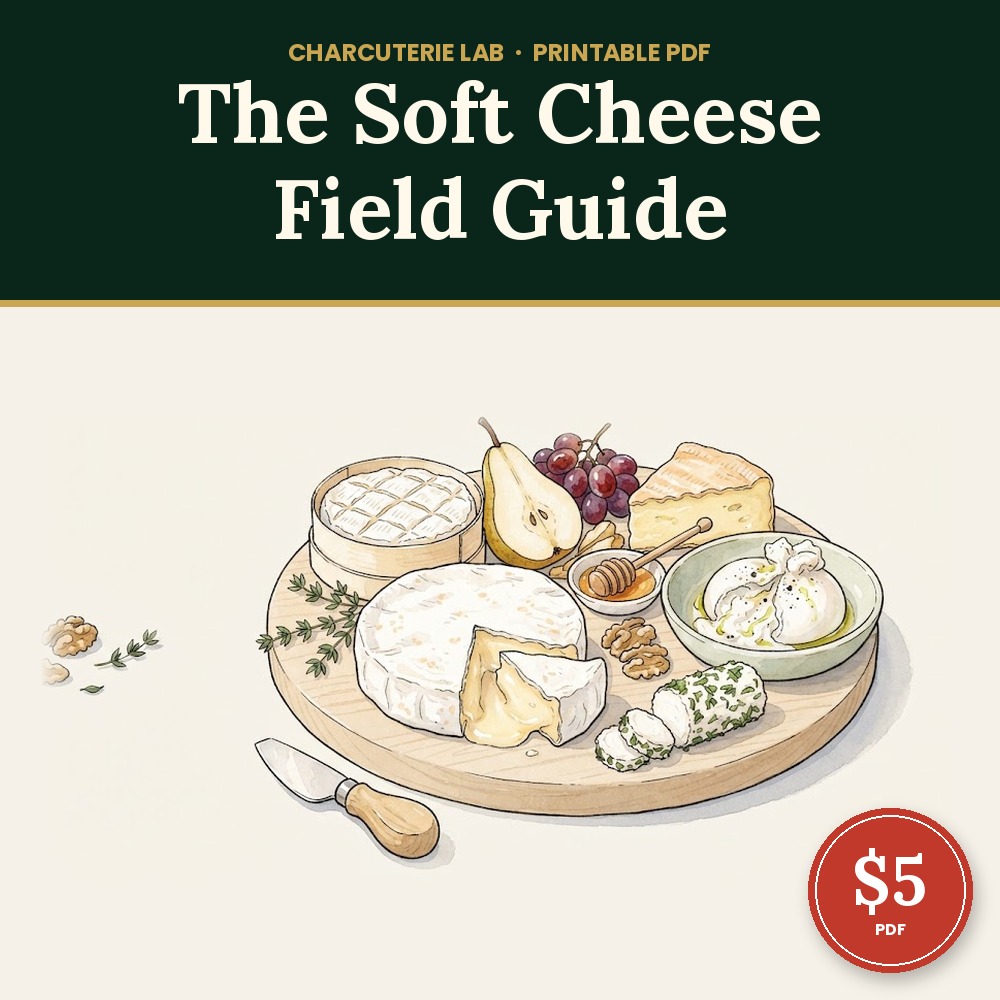 Soft Cheese Field Guide: printable PDF cover