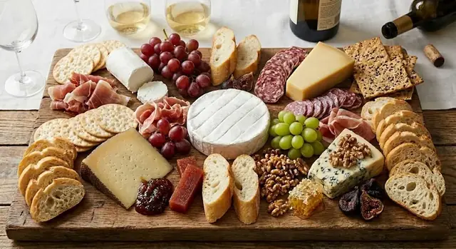 Wine & Cheese Pairing Board