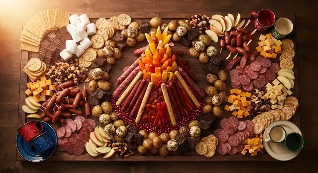 Campfire Charcuterie Board
