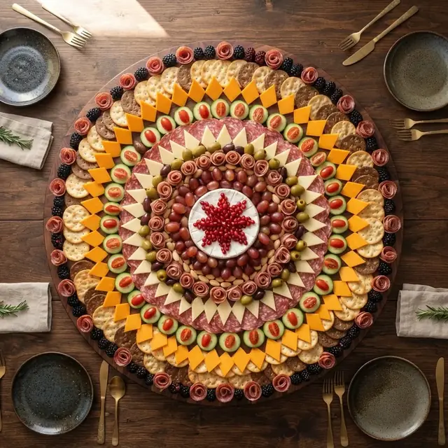 Mandala Charcuterie Board