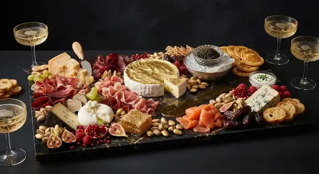 Gold Luxury Charcuterie Board (The Midas Touch)