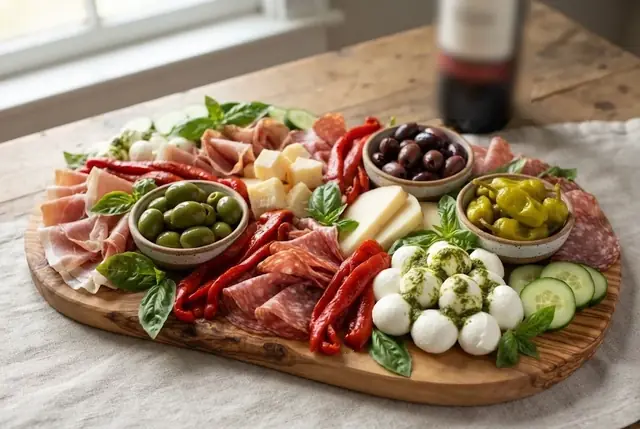 Keto Italian Antipasto Board