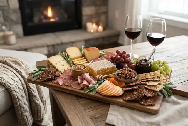 Cozy Night In Charcuterie Board for Two