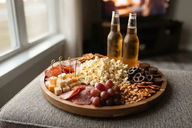 Movie Night Charcuterie Board for Two