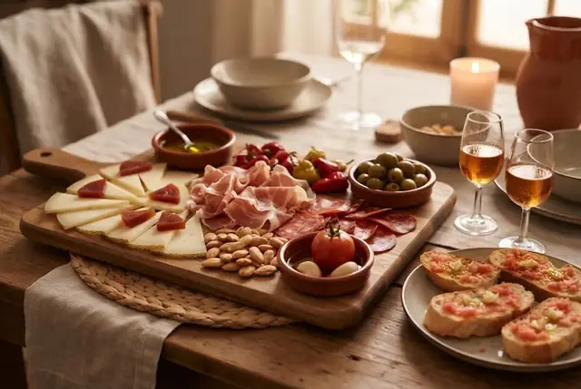 Spanish Tapas Board for Two
