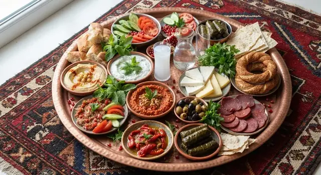 Turkish Meze Charcuterie Board