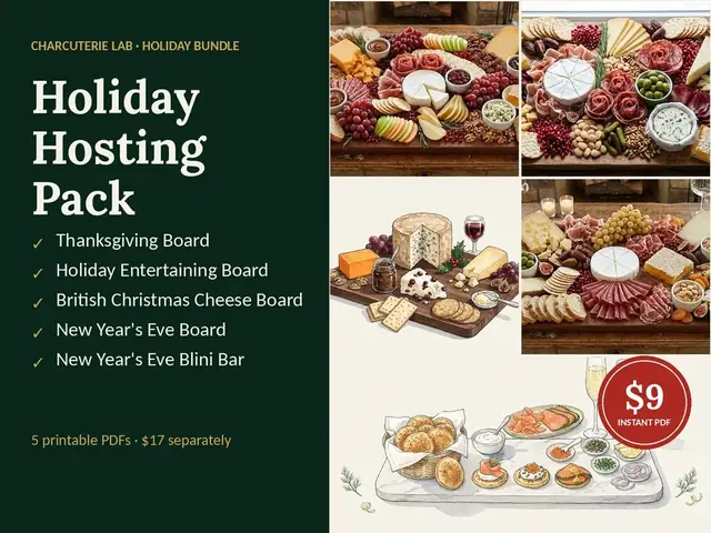 Holiday Hosting Pack: inside pages, preview 1 of 3