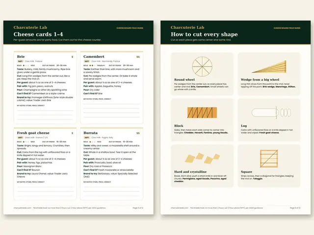 Cheese Board Field Guide: inside pages, preview 2 of 3