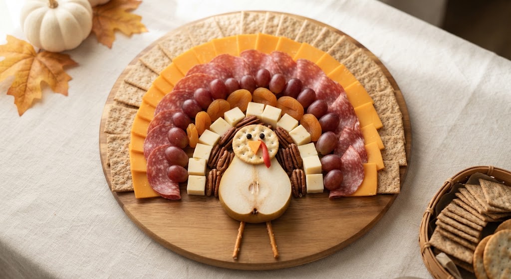 Turkey Charcuterie Board: How to Build It for Thanksgiving (Serves 8 to 20)