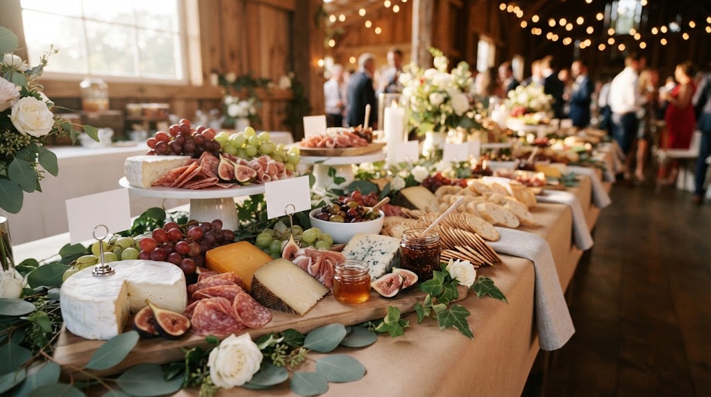 Wedding Charcuterie and Grazing Table: How Much for 50 to 200 Guests